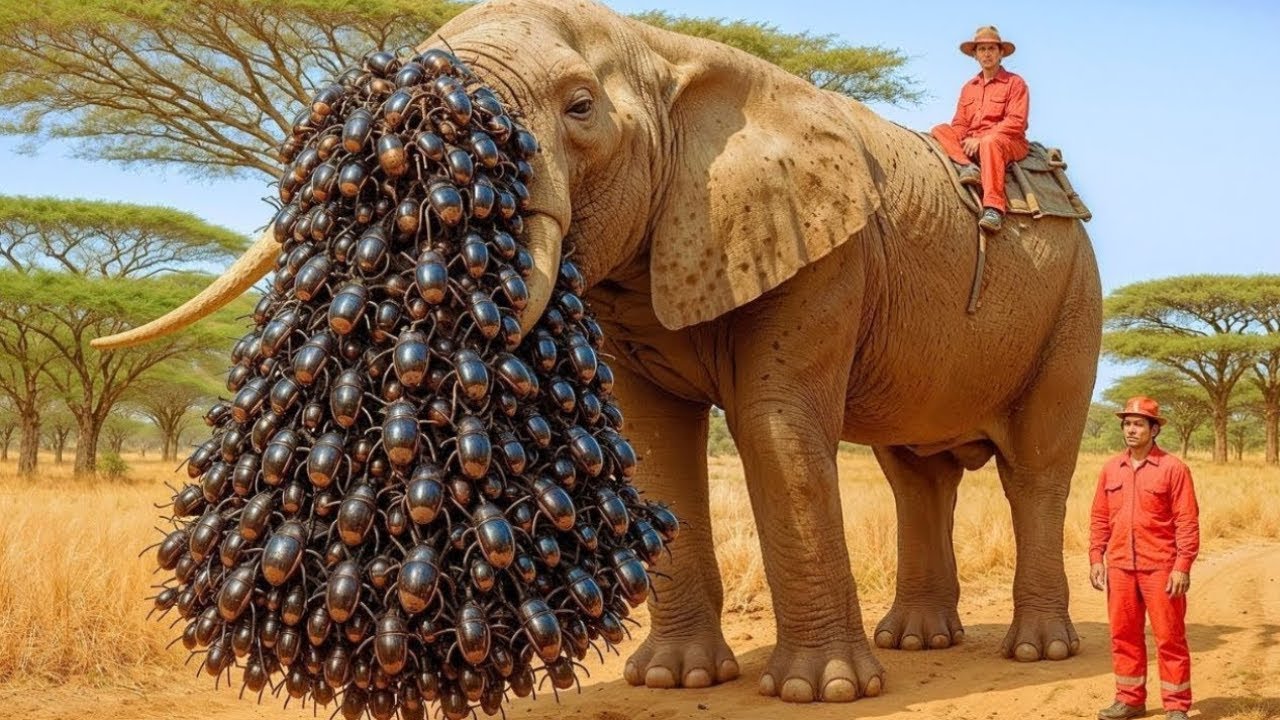Rescue Story Rescue Team Saves Elephant From Swarm of Bees
