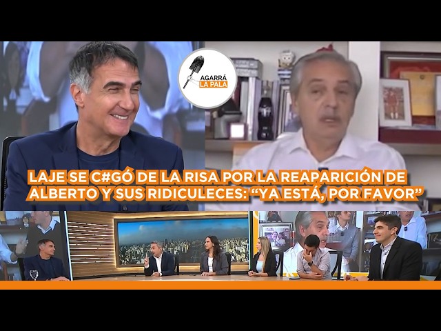 REAPARECIÓ EL INÚTIL DE ALBERSO CONTRA MILEI Y LAJE SE C#GÓ DE LA RISA: "YA ESTÁ, POR FAVOR"