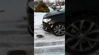 chrysler pacifica burn out on snow