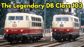 The Legendary DB Class 103 – Germany’s Iconic High-Speed Locomotive #db #Class103 #germany #fypシ