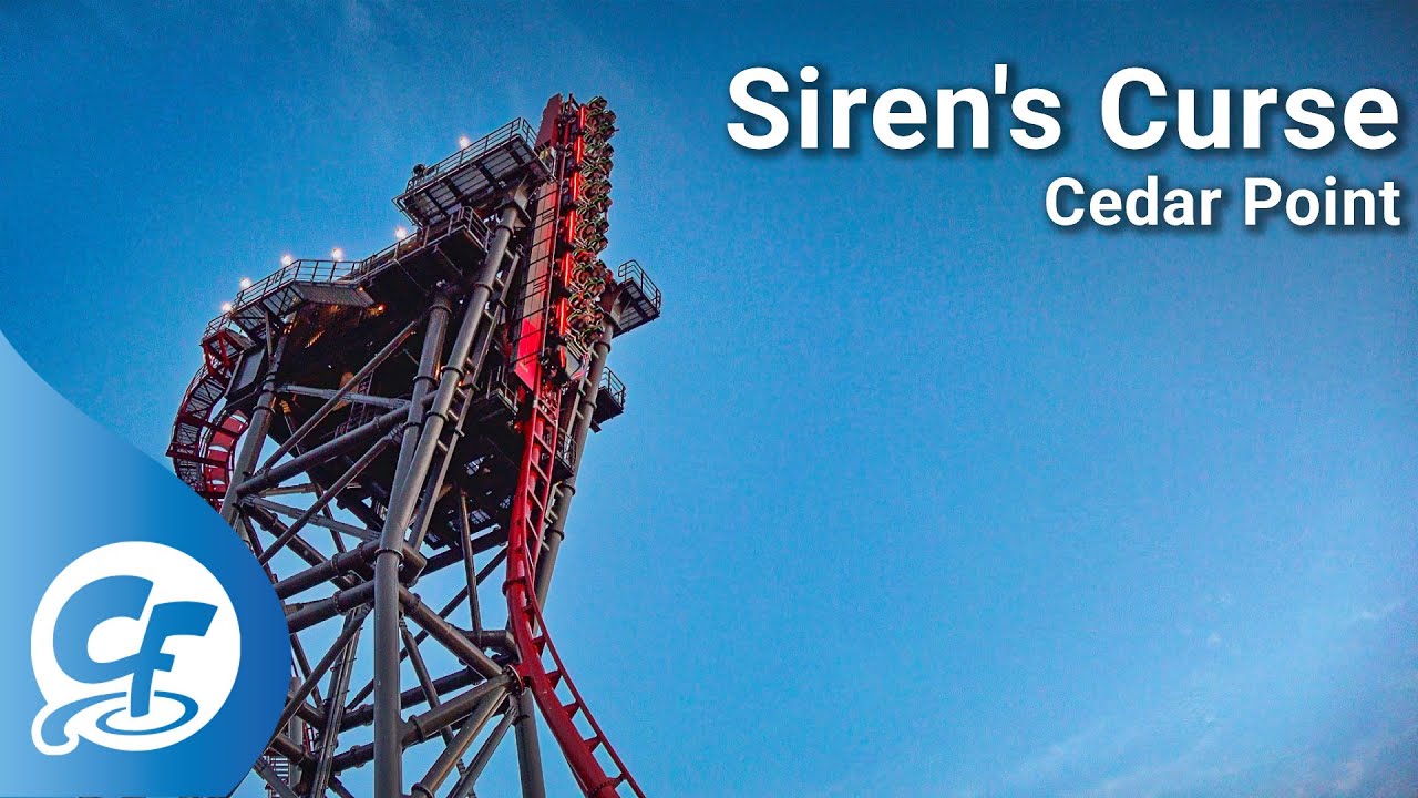 Siren's Curse off-ride 4K B-Roll Cedar Point