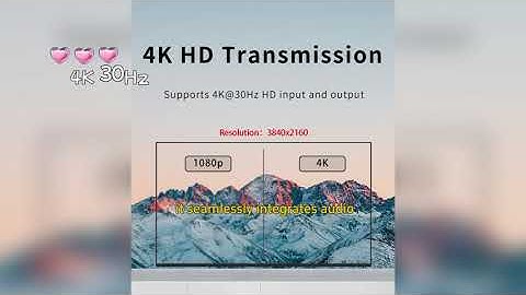 High-performance 8-in 8-out 4K 30Hz Matrix Switch Splitter