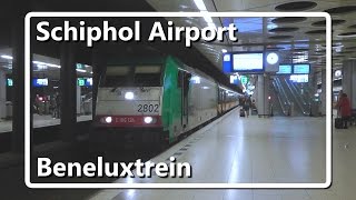 Nieuwe Beneluxtrein Vertrekt Van Station Schiphol