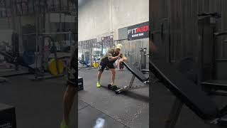 Dumbbell Rear Delt Row with Bench Support