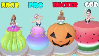 NOOB vs PRO vs HACKER vs GOD - Icing On The Dress Create your own style