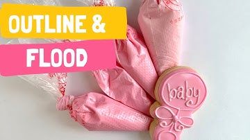 HOW TO OUTLINE AND FLOOD A COOKIE | ICING BASICS 2 | MIX MAKERY