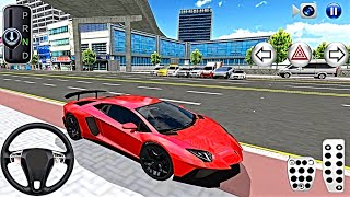 New Red Lamborghini For Parking - 3D Driving Class Android Gameplay || Android Games - 2025 screenshot 5