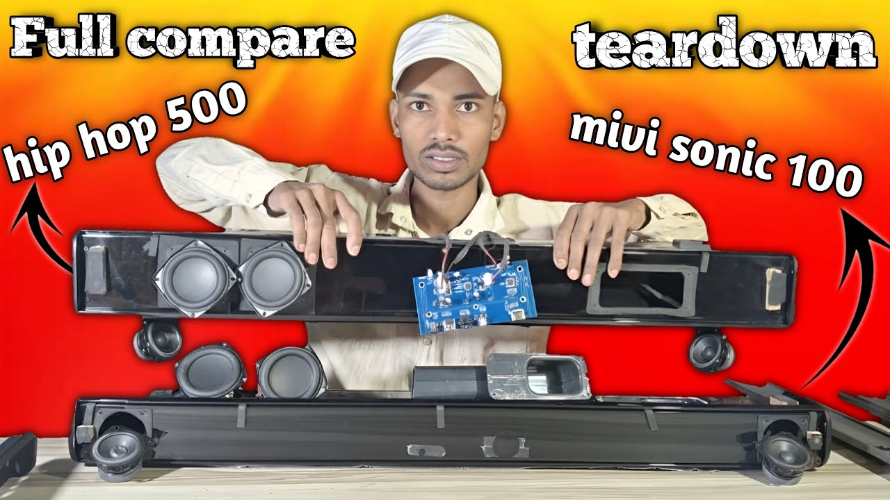 Mivi fort sonic 100 vs Mivi hip hop 500 Full compare and teardown ! What is deference 🤔