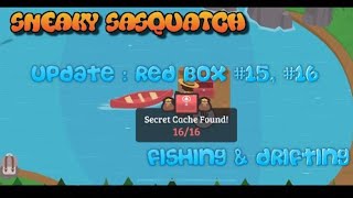 Sneaky Sasquatch News - Update Red Box (secret) #15, #16 and New Fishing Stuffs [Apple Arcade]