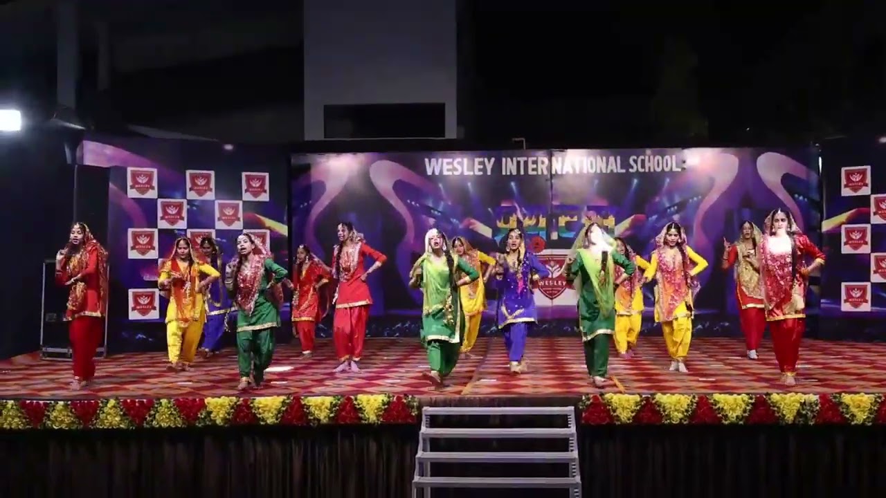 Punjabi Dance  | Kaali Activa and Medal | Annual Function 2025 | Wesley International School