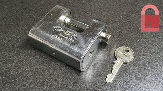 Cisa Locking Line 810/65 Armoured Shutter Lock Picked