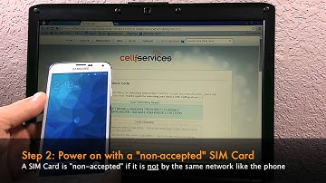 How to Unlock your Samsung Galaxy S5 by Unlock Code - SIM Network Unlock PIN