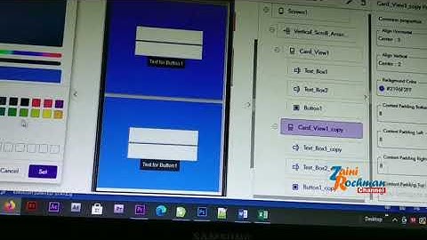Perpindahan Card View Dalam Satu Screen Kodular
