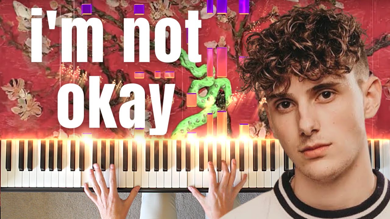 i'm not okay JVKE - Piano Cover (SHEET MUSIC) - YouTube