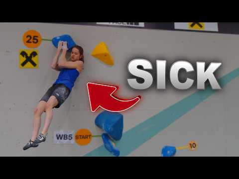 Climbing at the World Series Sick