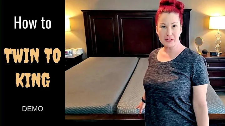 HOW TO TURN A TWIN BED INTO KING // Mattress Converter