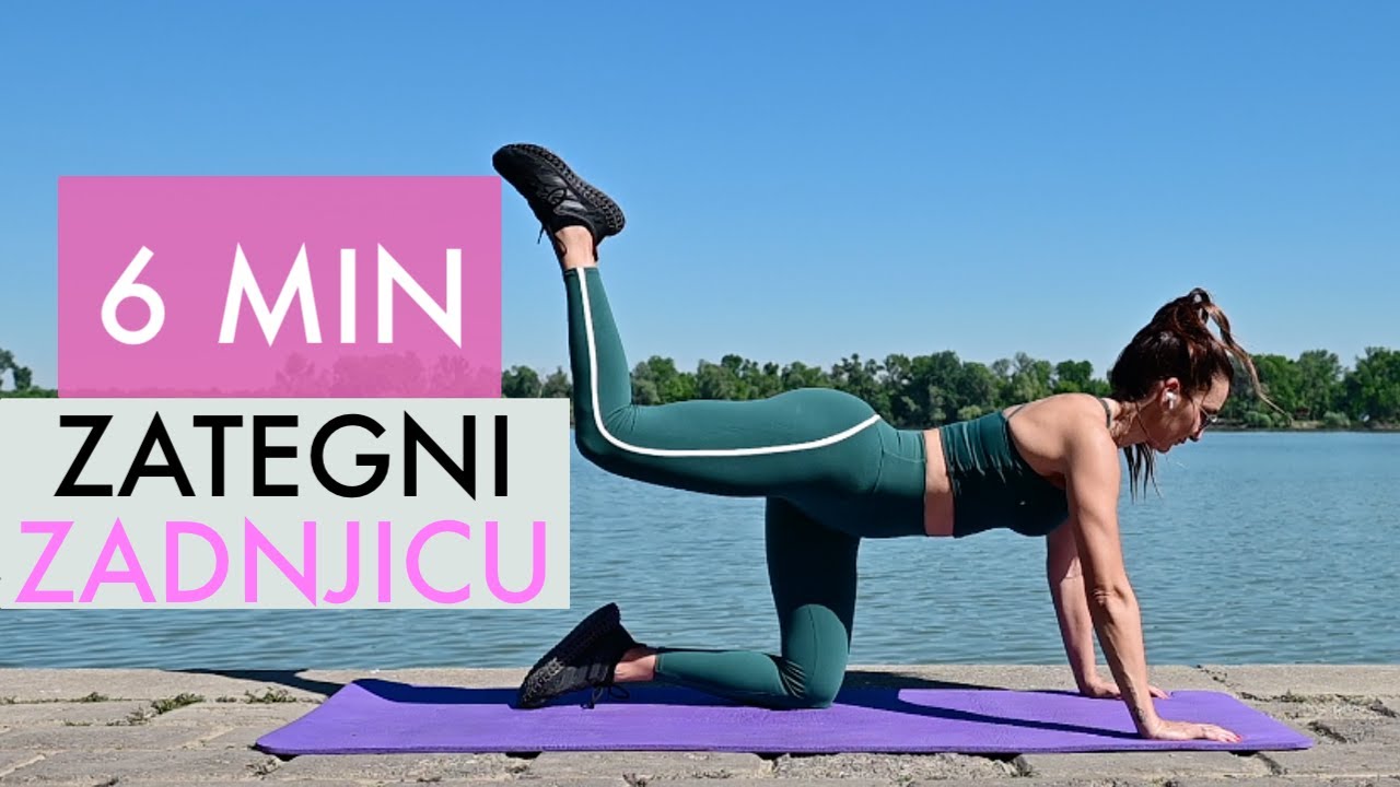 ZATEGNI ZADNJICU ZA 6 MINUTA - Trening za zadnjicu