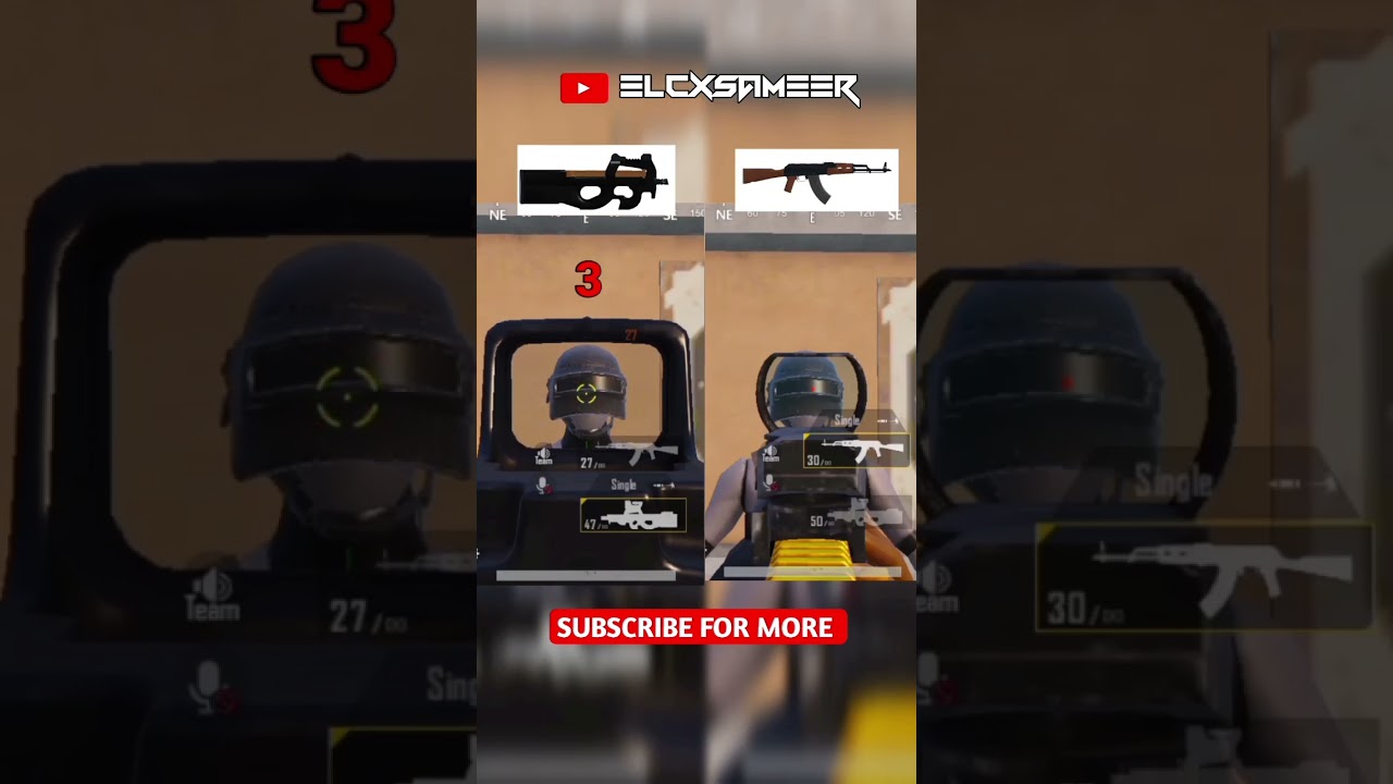 P90 vs AK47 || BGMI || 