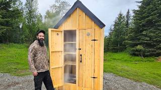 How We Built a Smokehouse - Start to Finish | Wild Alaskan Salmon Jerky