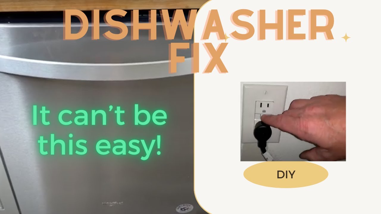 DIY Whirlpool Dishwasher Troubleshoot and Remedy When Power Is Absent