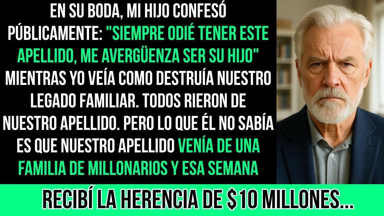 Mi Hijo Confesó En Su Boda: 