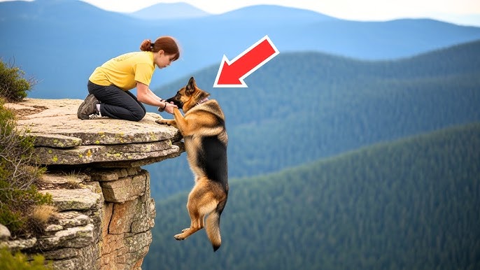 Little Girl Saved Dog On A Cliff – What Happened Next is Unbelievable!