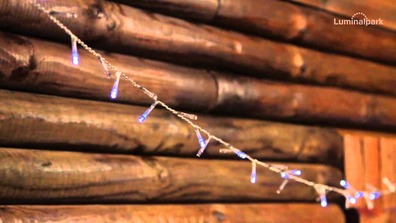 Catena luminosa 760 cluster led bianco freddo 10 m timer e giochi di luce | vendita online su