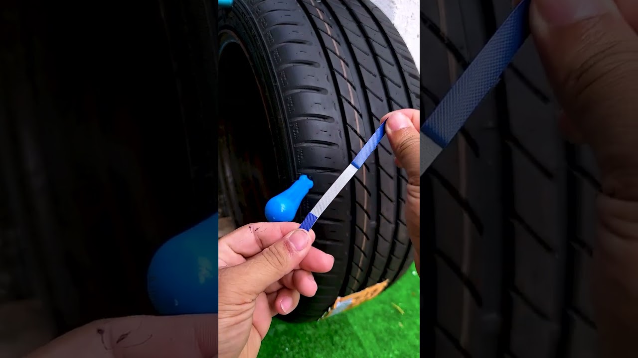Fix Your Flat Tire in Minutes – DIY Repair 🧑‍🔧🛠️