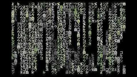 Simulazione pioggia di MATRIX su Commodore 64 ASM 6502/650