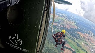 Parachute jump, basic parachuting training - Plzeň Líně 1-3.9.2023