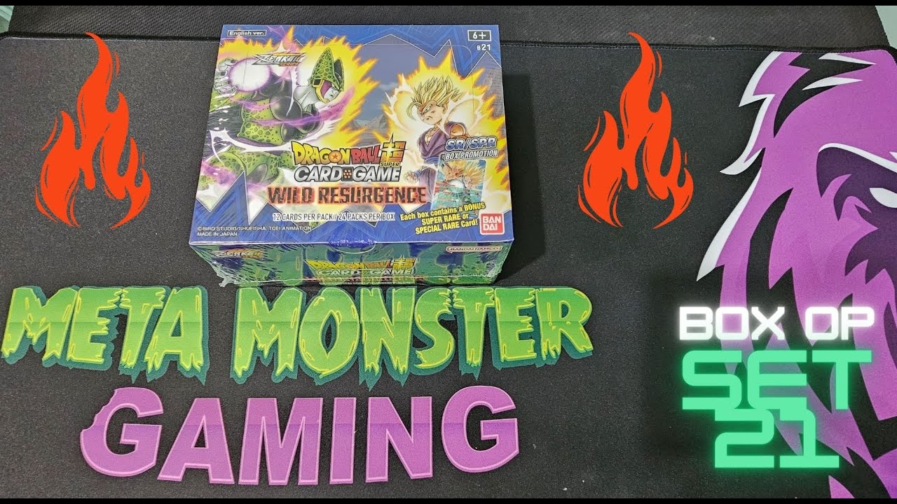 Dragon ball Super Set 21 Box Opening !!! : Wild Resurgence