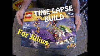 Lego Time Lapse :The Joker Notorious Lowrider