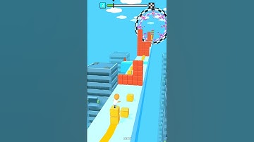 Mega Cube Stack Challenge! 🧊🔥 Cube Surfer Game Level - 2 #games #gaming #youtubeshorts