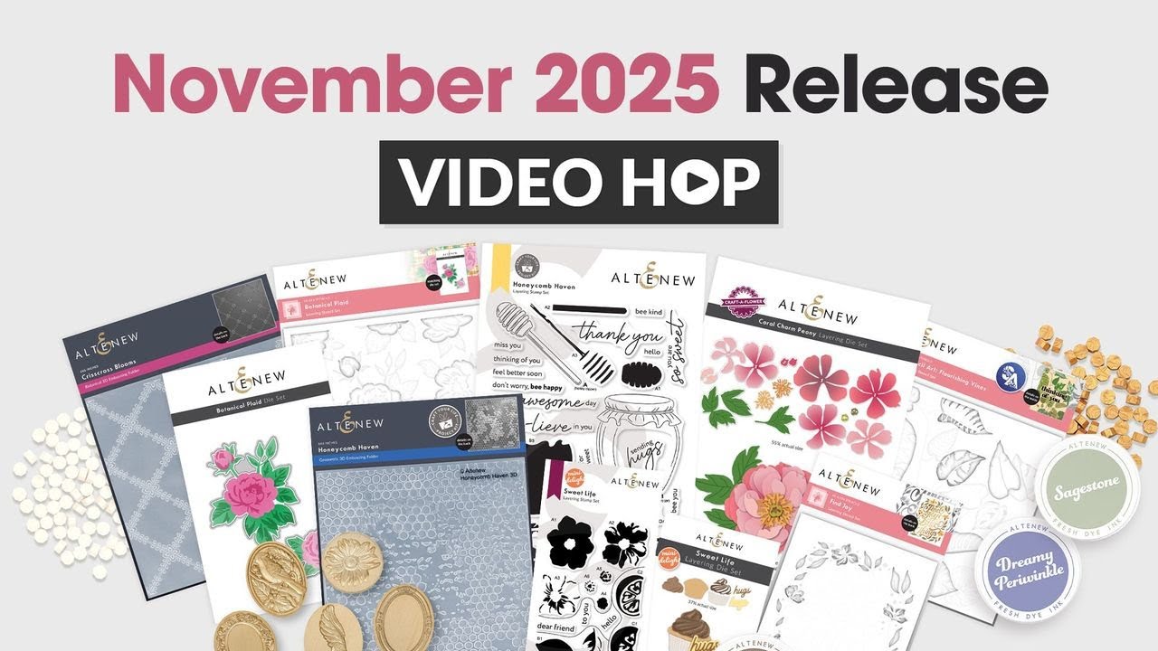 Altenew November 2025 Release Video Hop | Dancing Cosmos