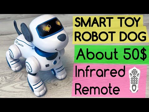 Top Race Remote Control Robot Dog Toy for Kids, Interactive & Smart Da