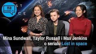 Aktorzy Mina Sundwall, Taylor Russell i Max Jenkins opowiadają o pr...