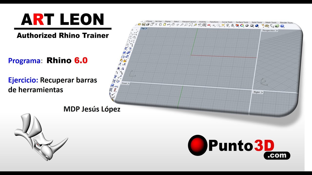 Recuperar Barra de herramientas Rhino / Restore Toolbar Rhino YouTube Recuperar Barra de herramientas Rhino / Restore Toolbar Rhino YouTube