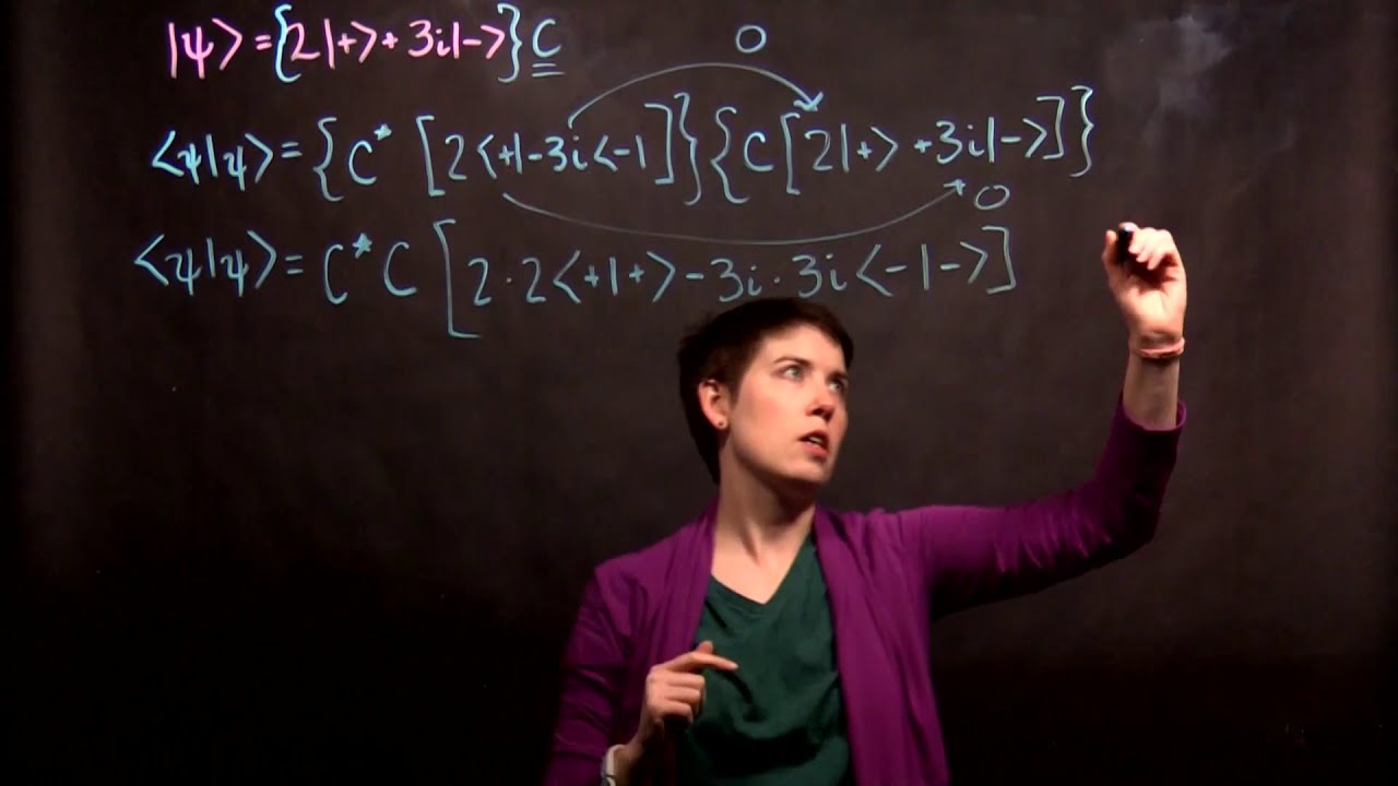 Example: Normalizing a ket state