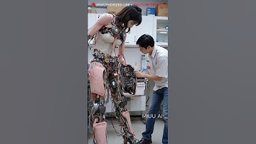 Humanoid Robot 2025 detects a defect in its leg #IRC #shorts #robot
