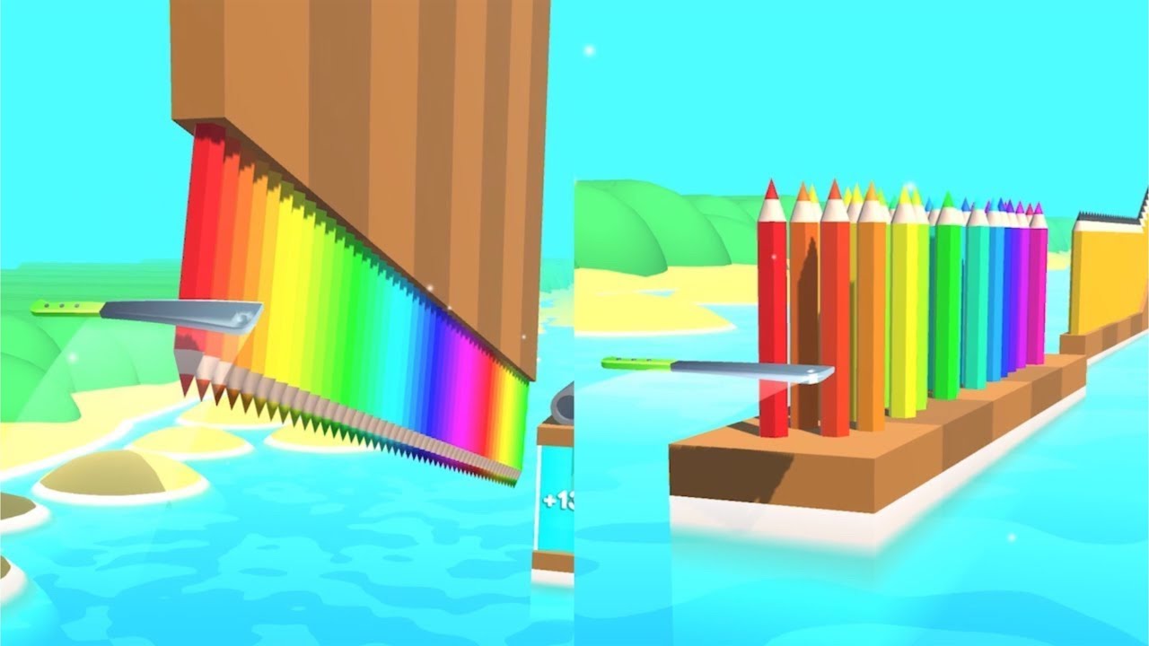 Flying Cut Flying Cut - Very Satisfying And Relaxing ASMR Game - YouTube