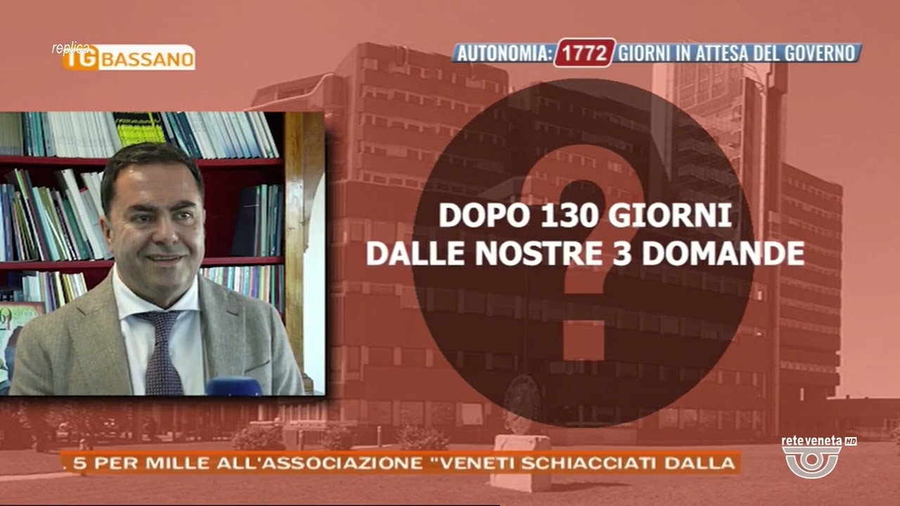 rete veneta tg bassano ieri