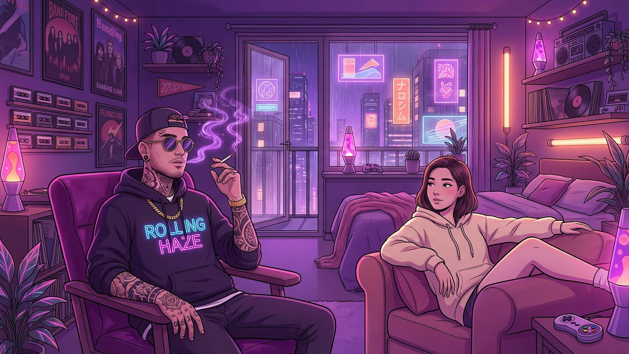 “Too Lazy to Sleep” Playlist — 420 Vibe Music | Chill Rap • Bluesy Hip-Hop • Stoner Mood