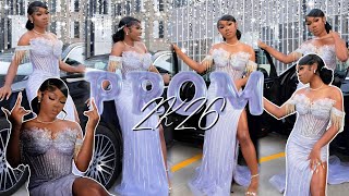 PROM VLOG 2k26 💜| hair,nails,makeup,￼ photoshoot etc.