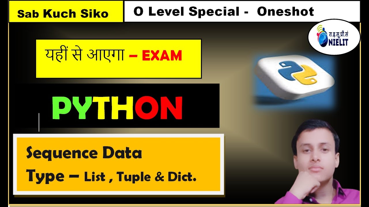 Python Sequence Data Types Explained | List, Tuple, Dictionary in ...