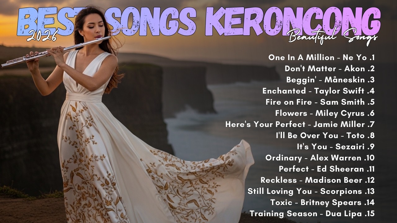 Keroncong Modern English Songs 2026 🎻 Full Album Cover & Remix Western Hits Playlist