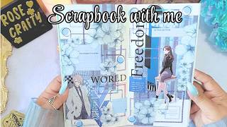 ASMR Two College Theme Art Journals | Requested by @food_dog_travel Ep. 77 #scrapbooking #journal
