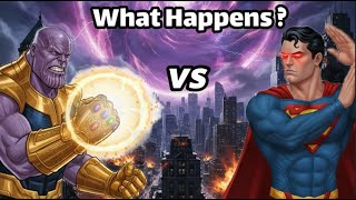 Thanos vs. Superman: Infinity Gauntlet vs. Man of Steel|Myth icron|#marvel #dc #superman #thanos