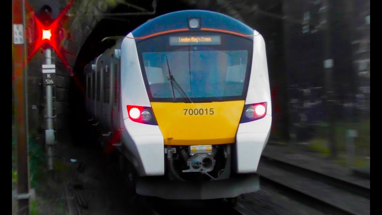 Legend Great Northern Driver , Thameslink 700015 Passes Hadley Wood For London Kings Cross