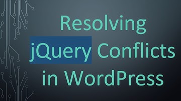 Resolving jQuery Conflicts in WordPress