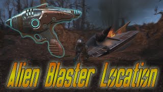 Fallout 4: How to Find Alien Blaster & Crashed Ship! (Easter Egg)